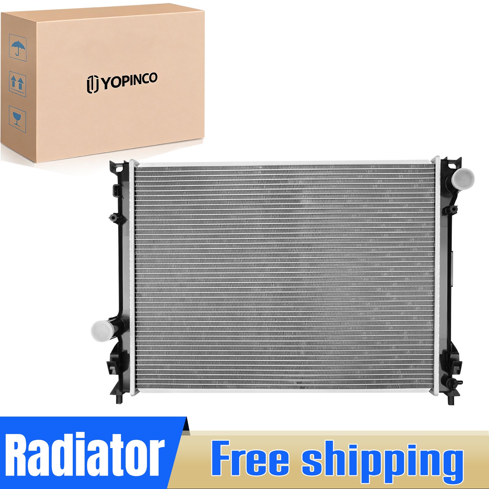 13157 Radiator for 2009-2020 Charger Challenger Chrysler 300 Standard Cooling